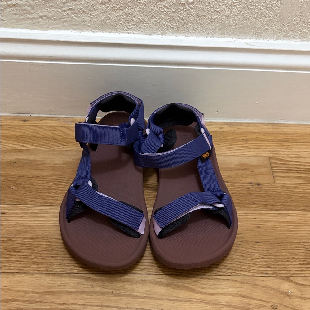 Teva Sandals in Purple and Brown